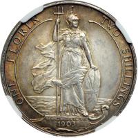 Great Britain. Florin, 1903. NGC UNC - 2