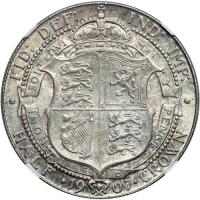 Great Britain. Halfcrown, 1907. NGC MS63 - 2