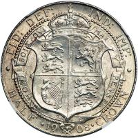 Great Britain. Halfcrown, 1908. NGC MS63 - 2