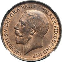 Great Britain. Penny, 1912-H. NGC MS65