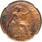 Great Britain. Penny, 1918-KN. NGC MS63 - 2