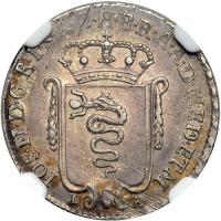 Italian States - Milan. 5 Soldi, 1784. NGC MS62