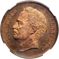 Venezuela. Essai 2 Centavos, 1863-E. NGC PF65