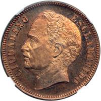 Venezuela. Essai Centavo, 1863-E. NGC PF65