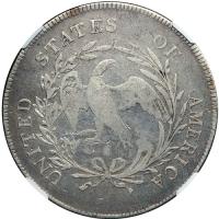 1797. 9 x 7 Right, Small Letters B-2, BB-72 Rarity 4. NGC F12 - 2