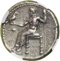 Macedonian Kingdom. Alexander III, the Great, 336-323 BC. Silver Tetradrachm (17.01g). Lifetime Issue - 2