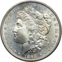 1898-S Morgan Dollar. PCGS MS66