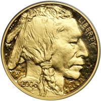 2006-W $50 Gold Buffalo. PCGS PF69