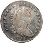 1798 Draped Bust Dollar. Large eagle. NGC F15