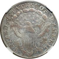 1798 Draped Bust Dollar. Large eagle. NGC F15 - 2