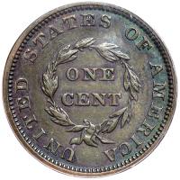 1854 Pattern Cent. Bronze, plain edge. PCGS PF63 - 2