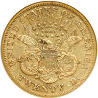 1875-CC $20 Liberty. NGC EF45 - 2