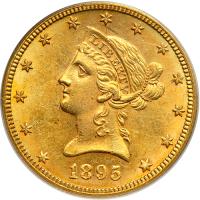 1895-O $10 Liberty. PCGS MS61