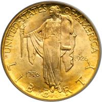 1926 Sesquicentennial Gold $2.50. PCGS MS65