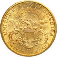 1883-CC $20 Liberty. PCGS AU58 - 2