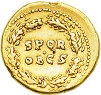 Galba, AD 68-69. Gold Aureus (7.1g). Mint at Rome. VF - 2