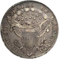 1798 B-21 BB-107 Rarity 5 Point 9 Large Eagle 10 Arrows. NGC EF40 - 2