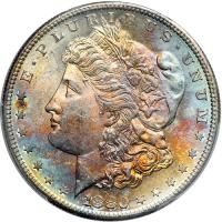 1880-S Morgan Dollar. PCGS MS64