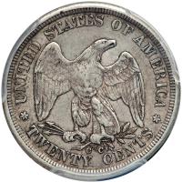 1875-CC Twenty Cents. PCGS EF40 - 2