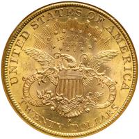 1898-S $20 Liberty. NGC MS63 - 2