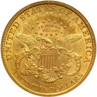 1884-CC $20 Liberty. NGC AU58 - 2