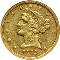 1842-D. Small Date. NGC EF45