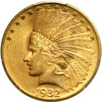 1932 $10 Indian. PCGS MS63