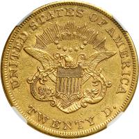 1854. Small Date. NGC AU53 - 2