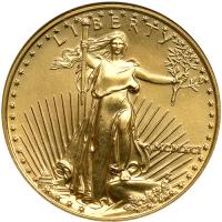 1991 $25 Gold Eagle. NGC MS69