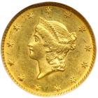 1849. Open Wreath. NGC MS63