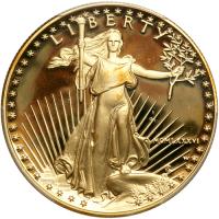 1986-W $50.00 (1 oz) Gold Eagle Proof. PCGS PF69