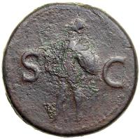 Britannicus, son of Claudius, AD 55. AE 36. F - 2
