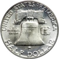 1962 Franklin Half Dollar. PCGS MS65 - 2