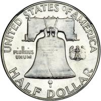 1954 Franklin Half Dollar. NGC PF68 - 2