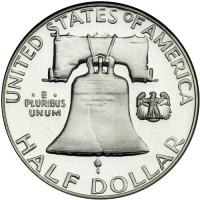 1956 Franklin Half Dollar. Type 2. NGC PF69 - 2