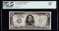 1934, $1000 Federal Reserve Note. LGS. PCGS Very Fine 25. Fr-2211-G.