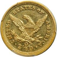 1847-O $2.50 Liberty. PCGS AU58 - 2