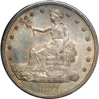 1877-S Trade Dollar. PCGS MS63