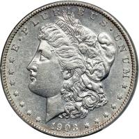 1903-S Morgan Dollar. PCGS AU50