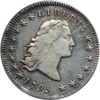 1795. 3 Leaves B-5, BB-27 Rarity 1 PCGS graded Genuine XF Details