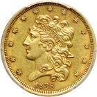 1838 $5 Classic Head. PCGS AU53