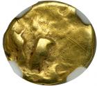 Celtic Coinage. Britain-Gaul (Morini (?). Circa 1st Century BC. Gold ¼ Stater (1.42g)