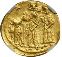 Heraclius, 610-641. Gold Solidus (4.42g)
