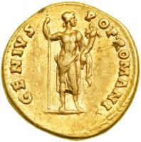 Antoninus Pius. AD 138-161. Gold Aureus (7.0g). Struck at Rome, ca. AD 141-143. VF - 2