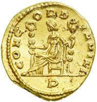 WITHDRAWN - Claudius II Gothicus. AD 268-270. Gold Aureus (4.80 g). Mediolanum, December A.D. 270-January AD 271. EF - 2