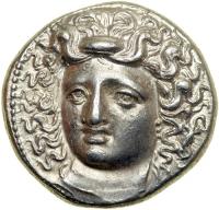 Thessaly, Larissa. Mid to late 4th century BC. Silver Stater. EF