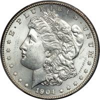 1904-S Morgan Dollar. PCGS MS64