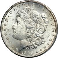 1896-S Morgan Dollar. PCGS MS64