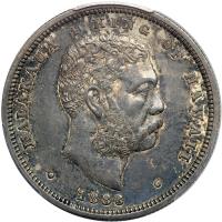 1883 Hawaiian Half Dollar. PCGS AU53