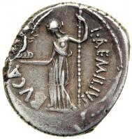 Julius Caesar. Dictator 49 BC-44 BC. Silver Denarius (3.56g), minted at Rome, Jan.-Feb. 44 BC. VF - 2